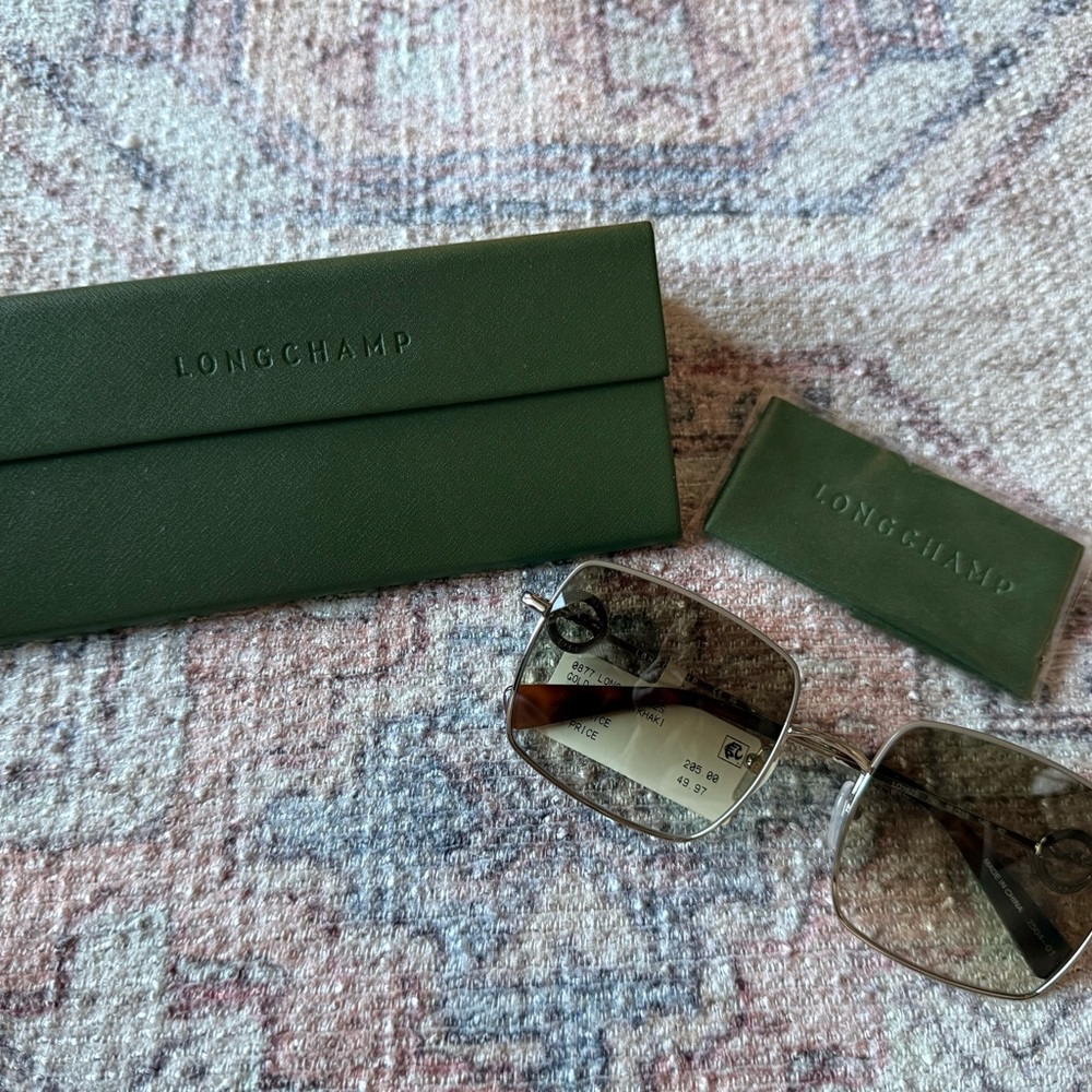 Longchamp Women's Sunglasses with Green Case